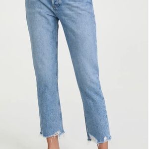 Agolde Riley crop in Heaven